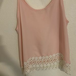 Light pink tank top